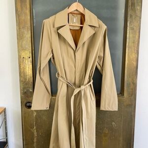 Rains Women's Beige Trench Coat